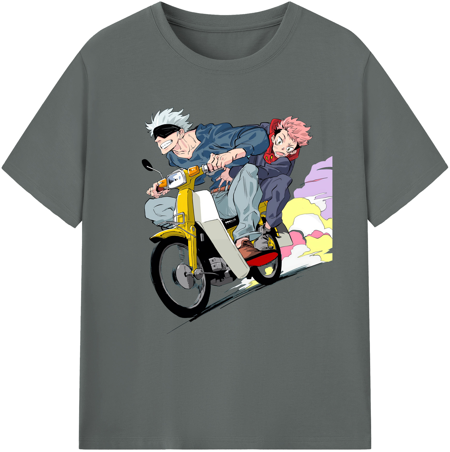 （画像用） 呪術廻戦 Jujutsu Kaisen 綿100％ メンズ半袖Tシャツ｜肌触りやわらか＆通気性